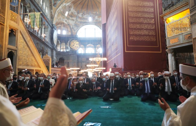 erdogan sthn agia sofia
