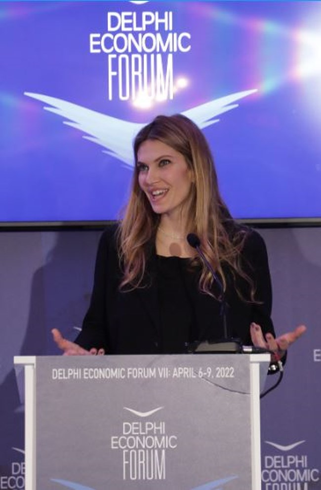 Η Αντιπρόεδρος του Ευρωπαϊκού Κοινοβουλίου Εύα Καϊλή