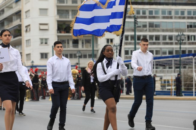 ΜΑΘΗΤΙΚΗ ΠΑΡΕΛΑΣΗ ΑΘΗΝΑ 25Η ΜΑΡΤΙΟΥ