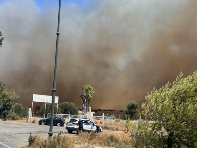 Φωτιά στην Κω