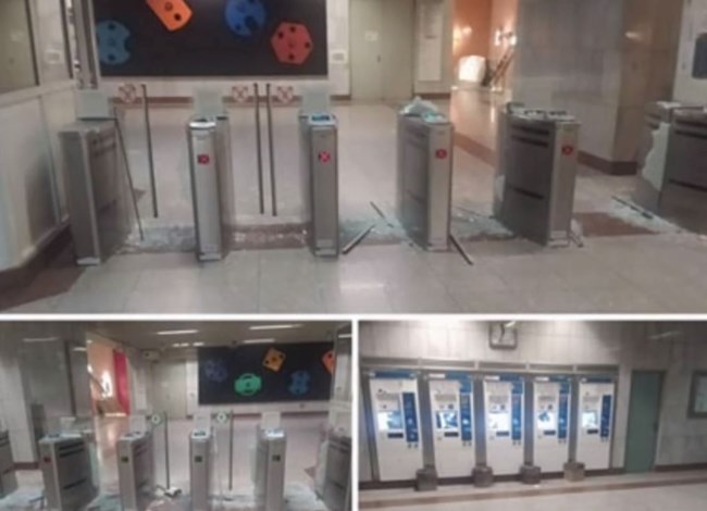 Καταδρομική επίθεση στον σταθμό του Μετρό Συγγρού-Φιξ: Ζημιές σε μηχανήματα και τρεις προσαγωγές