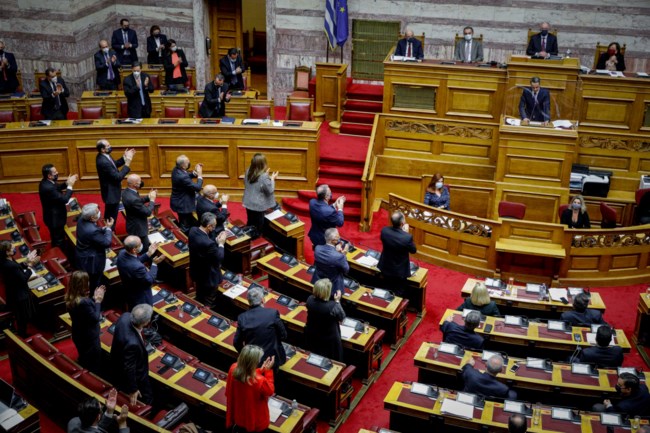 Υπερψηφίστηκε ο προϋπολογισμός του 2021 με 158 "ναι" - 189 βουλευτές ψήφισαν τις αμυντικές δαπάνες