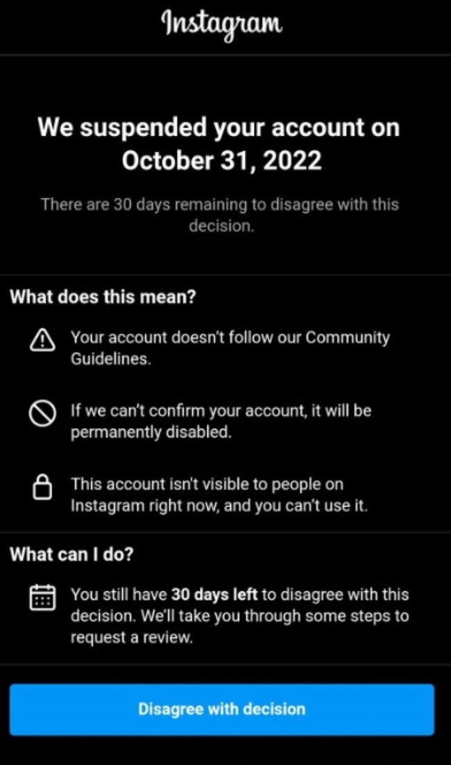 INSTAGRAM ΠΡΟΒΛΗΜΑ