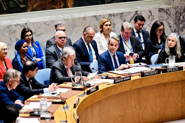 Κυρ. Μητσοτάκης στο ΣΑ του ΟΗΕ: Η Ελλάδα θα παραμείνει θεματοφύλακας της ελευθερίας της ναυσιπλοΐας