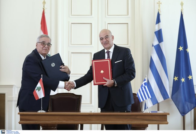 Δένδιας: Η συμφωνία Λιβάνου-Ισραήλ αποτελεί παράδειγμα ειρηνικής διευθέτησης διαφορών