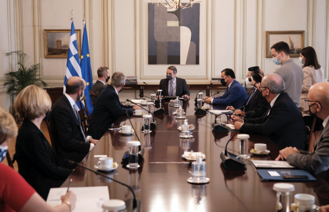 Συνάντηση Μητσοτάκη με Αμερικανούς επενδυτές ενέργειας - υποδομών - τεχνολογίας