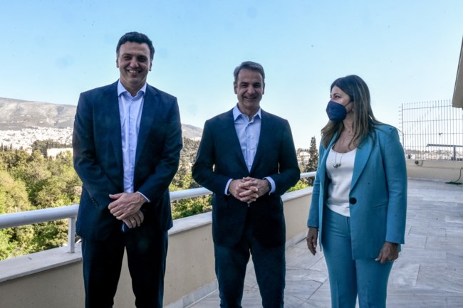 Στο Υπουργείο Τουρισμού ο Κυριάκος Μητσοτάκης: "Περιμένουμε μια καλή χρονιά φέτος"