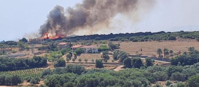 κεφαλονια φωτια