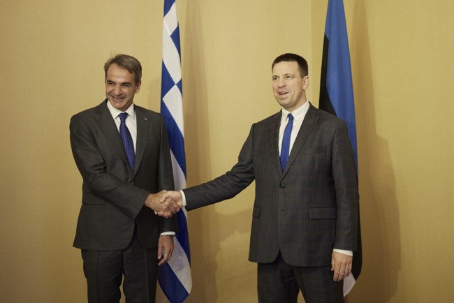 Μήνυμα Μητσοτάκη στην Τουρκία από Εσθονία: Η Ελλάδα υπέρ του διαλόγου αλλά χωρίς αμφισβήτηση της ελληνικής κυριαρχίας