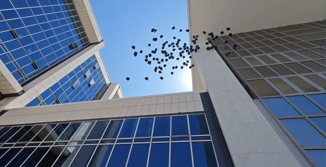 Δίκη για το Μάτι: 120 μαύρα μπαλόνια στον ουρανό - "Αθάνατοι" φώναξαν οι συγγενείς [εικόνες - βίντεο]