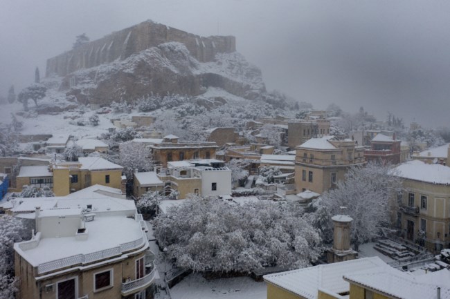 Χιόνια Αθήνα