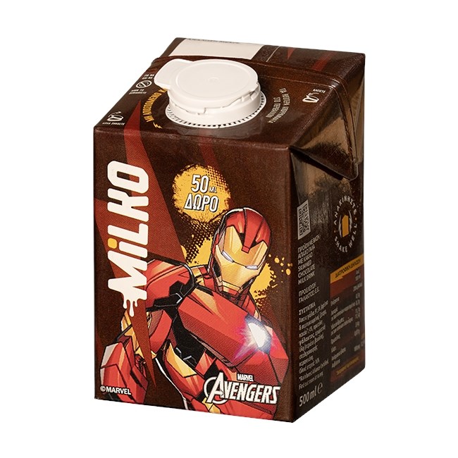 Tetra Pak και ΔΕΛΤΑ παρουσιάζουν το ΜILKO σε νέες χάρτινες συσκευασίες με τους ήρωες της MARVEL