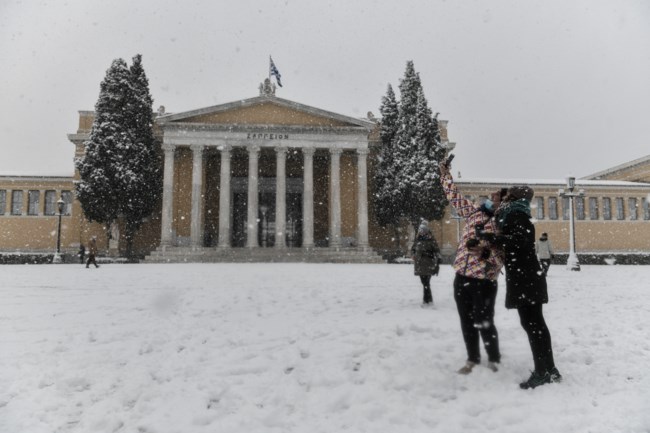Χιόνια Αθήνα