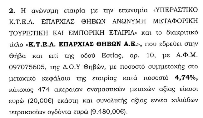 Λεωφορεία Αττικής Μέτοχοι