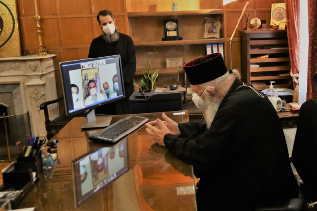 Ιερώνυμος τηλεδιάσκεψη