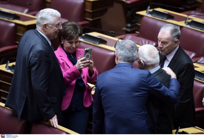 selfie με Κακλαμάνη