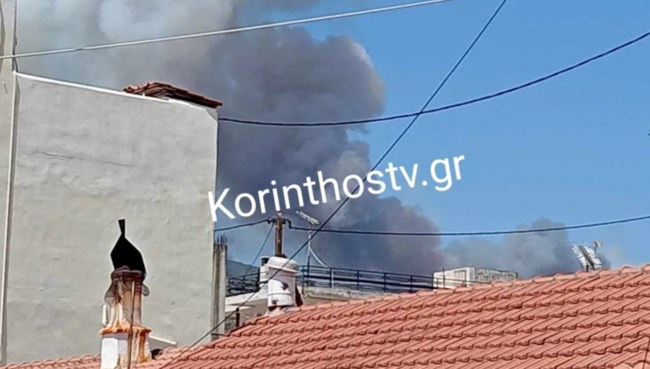 Μεγάλη φωτιά στο Σοφικό Κορινθίας: Τραυματίστηκαν τρεις πυροσβέστες - Μήνυμα 112 - Επιχειρούν 19 εναέρια μέσα [βίντεο]