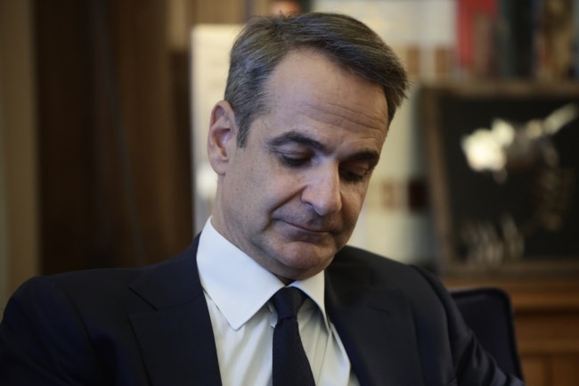 Μητσοτάκης θλιμένος