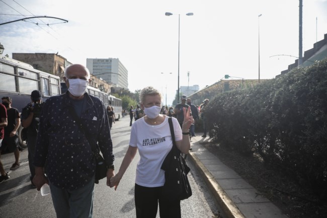 Δίκη Χρυσής Αυγής: Είναι όλοι εκεί, έξω από το Εφετείο [εικόνες]