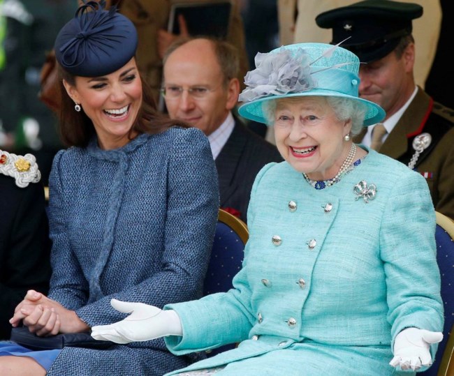 KATE MIDDLETON queen elizabeth