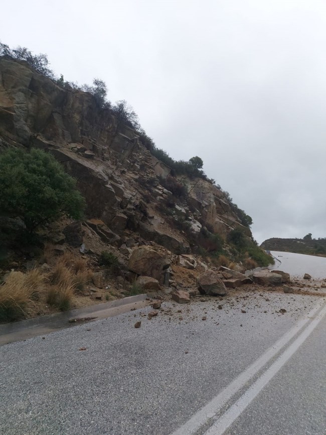 Κατολίσθηση Χαλκιδική
