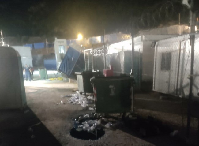 Νέα εξέγερση στη δομή Σιντικής στις Σέρρες – Γκρέμισαν και τον τελευταίο εσωτερικό φράχτη