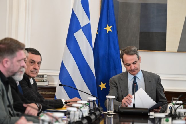 Μητσοτάκης σε θεσμικούς φορείς της Θεσσαλίας: Η δύσκολη δουλειά τώρα ξεκινά - Δεν θα εγκαταλείψουμε το βαμβάκι