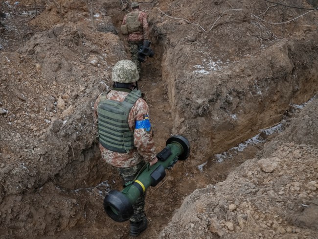 Ουκρανός στρατιώτης Javelin