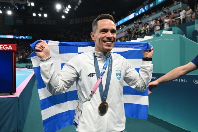 Ολυμπιακοί Αγώνες: Η απονομή του χάλκινου μεταλλίου στον Λευτέρη Πετρούνια - "Μικρό break και... Λος Άντζελες ερχόμαστε"