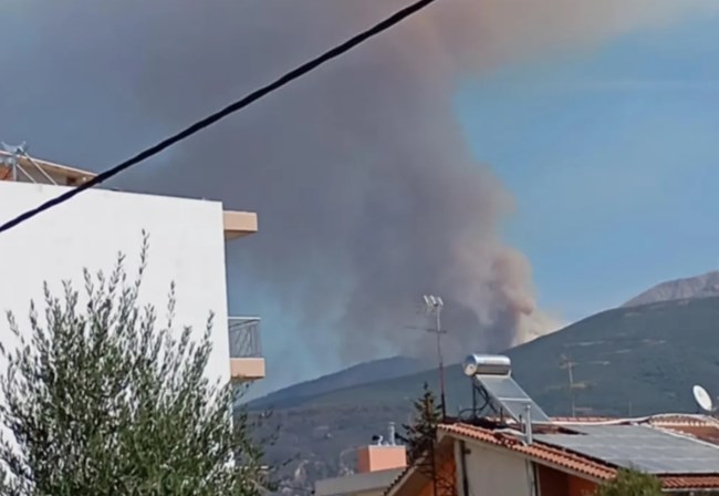 Πάτρα: Φωτιά στο Παναχαϊκό Ορος - Επιχειρούν 40 πυροσβέστες και 4 εναέρια [εικόνες]