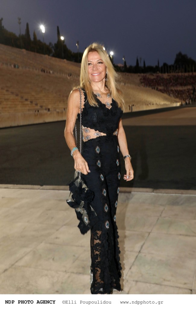 Μαριάννα Λάτση: Ροκ εμφάνιση με το αγαπημένο της μοτίβο, στη συναυλία της Diana Ross στο Καλλιμάρμαρο