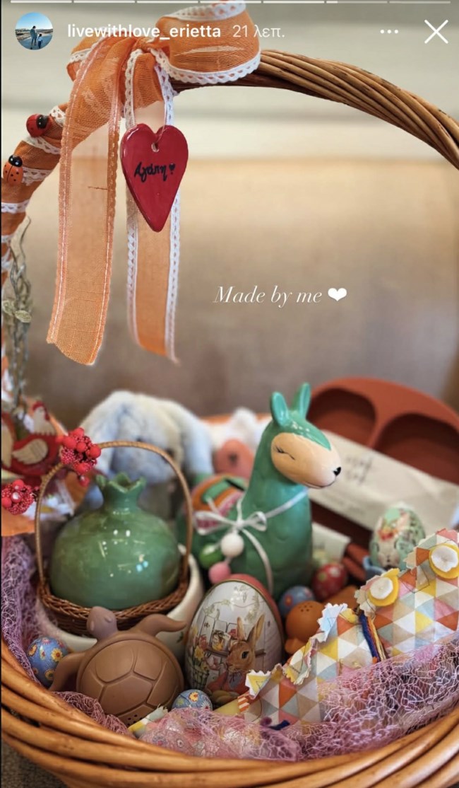Εριέττα Κούρκουλου Λάτση: Η πασχαλινή διακόσμηση για το σπίτι της - Η προσωπική της πινελιά