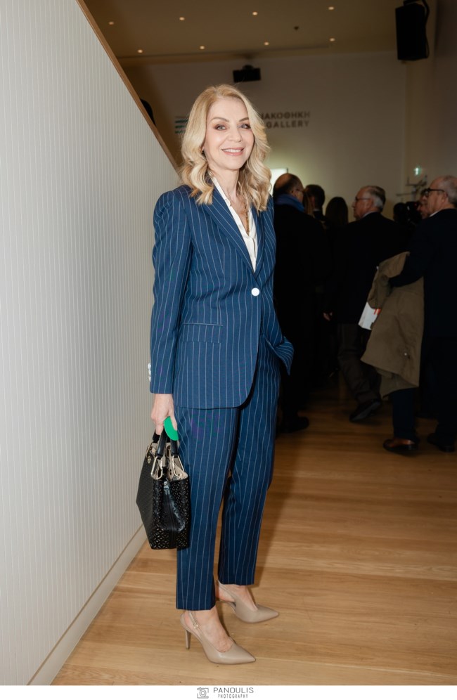 H Έλλη Στάη super chic στην Εθνική Πινακοθήκη