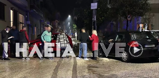 Πύργος: Τροχαίο το βράδυ της Πρωτοχρονιάς - Μια γυναίκα τραυματίστηκε [εικόνες]