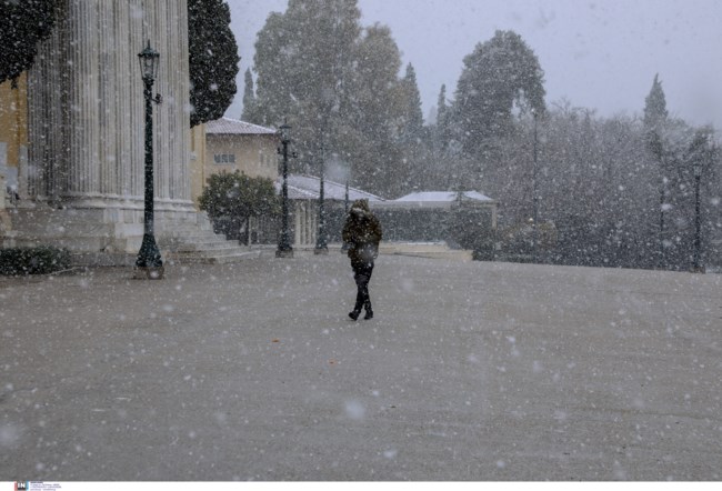 χιόνια αθήνα