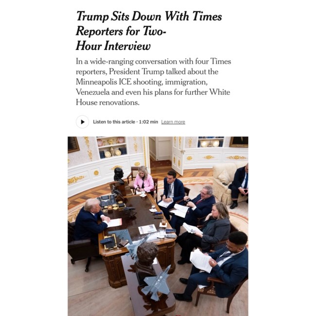 Η κοσμοθεωρία Τραμπ στους ΝΥΤ: "Δεν χρειάζομαι το διεθνές δίκαιο - Το μόνο όριο είναι η προσωπική μου ηθική"