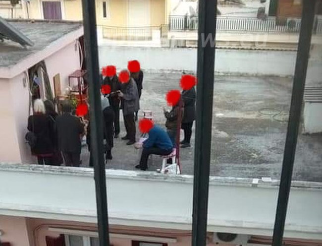 Η παράνομη Θεία Λειτουργία σε ταράτσα που έγινε viral- Δόθηκε και μετάληψη στους πιστούς