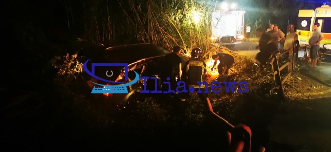 Αρδευτικό κανάλι Ηλεία ΕΚΑΒ Πυροσβέστες