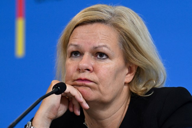 ΓΕΡΜΑΝΙΑ ΥΠΟΥΡΓΟΣ ΕΣΩΤΕΡΙΚΩΝ ΝΑΝΣΙ ΦΡΕΙΖΕΡ