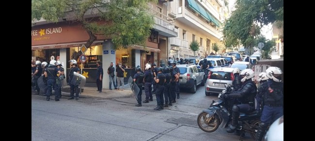 Εκκένωση κατάληψης Παγκράτι Αστυνομικοί