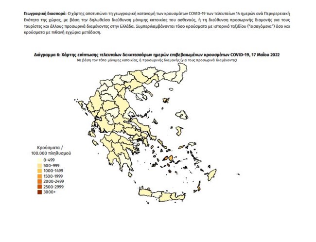 Κορονοϊός: 3.319 κρούσματα στην Αθήνα, 505 Θεσσαλονίκη - H γεωγραφική κατανομή