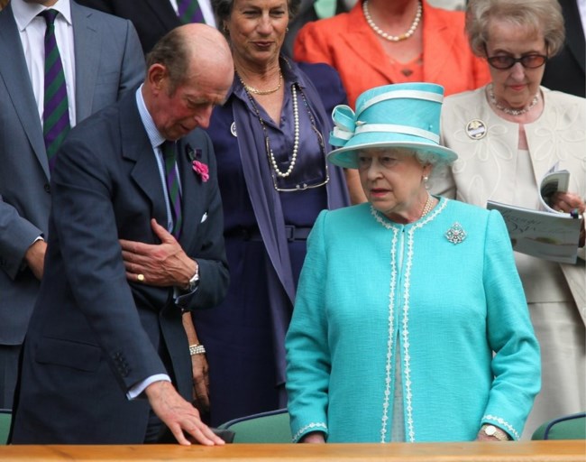 queen elizabeth wimbledon
