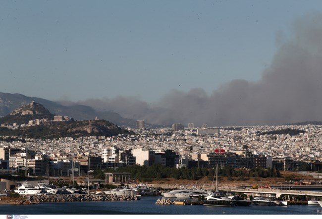 Φωτιά στην Πεντέλη: Εκκενώθηκε το Εθνικό Αστεροσκοπείο Αθηνών - Πότε πέφτουν οι άνεμοι
