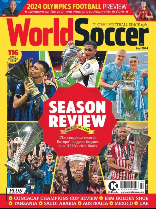 Ο Ολυμπιακός στο εξώφυλλο του World Soccer [εικόνες]