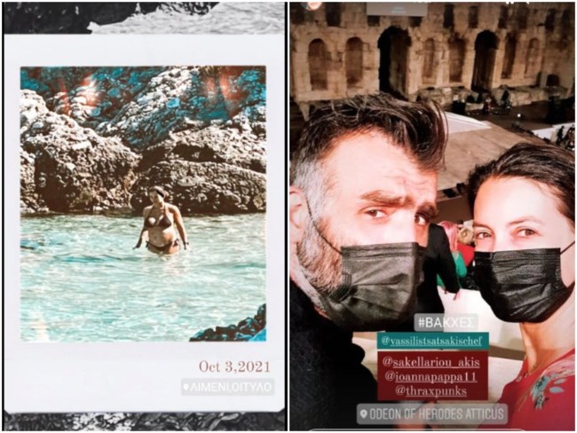 Μάρα Δαρμουσλή: Με μπικίνι στη θάλασσα στον έκτο μήνα της εγκυμοσύνης της