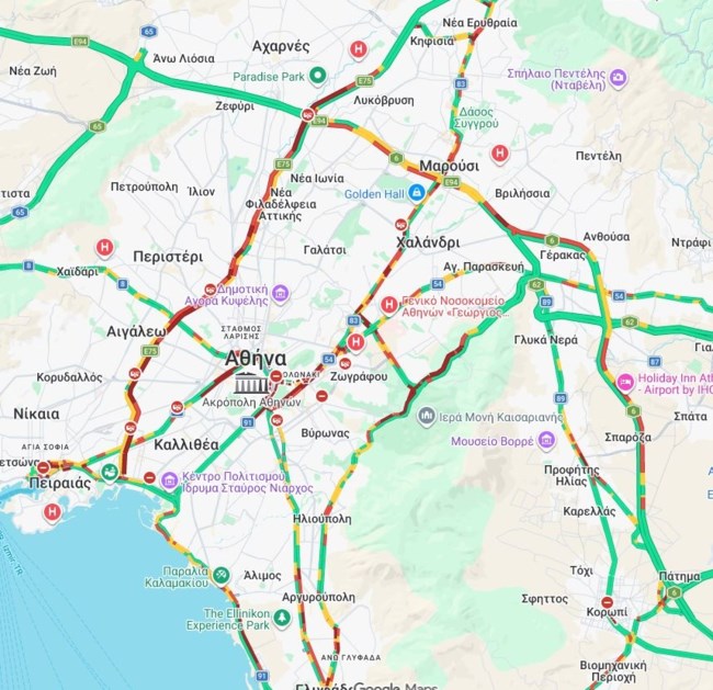 ΧΑΡΤΗΣ ΚΙΝΗΣΗ ΑΤΤΙΚΗ 13/2/2026