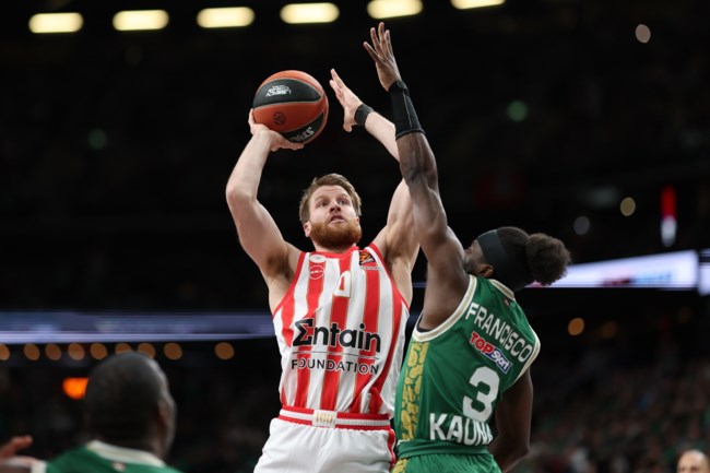 Euroleague: Με φόρα στο 2025 ο Ολυμπιακός και τεράστιο διπλό στο Κάουνας - 92-85 τη Ζαλγκίρις