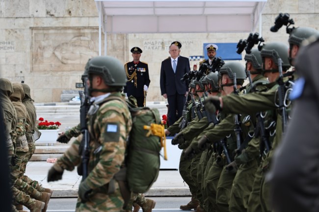 στρατιωτικη παρελαση 25η μαρτιου αθηνα