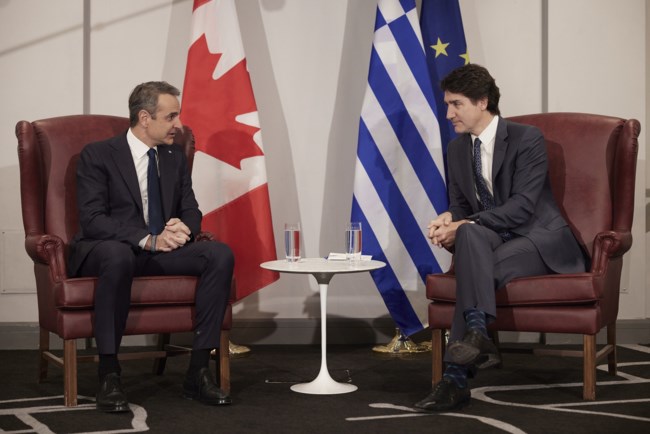 Στο Μόντρεαλ ο Μητσοτάκης: Η Ελλάδα είναι η πρώτη χώρα που θα πάρει τα νέα Canadair