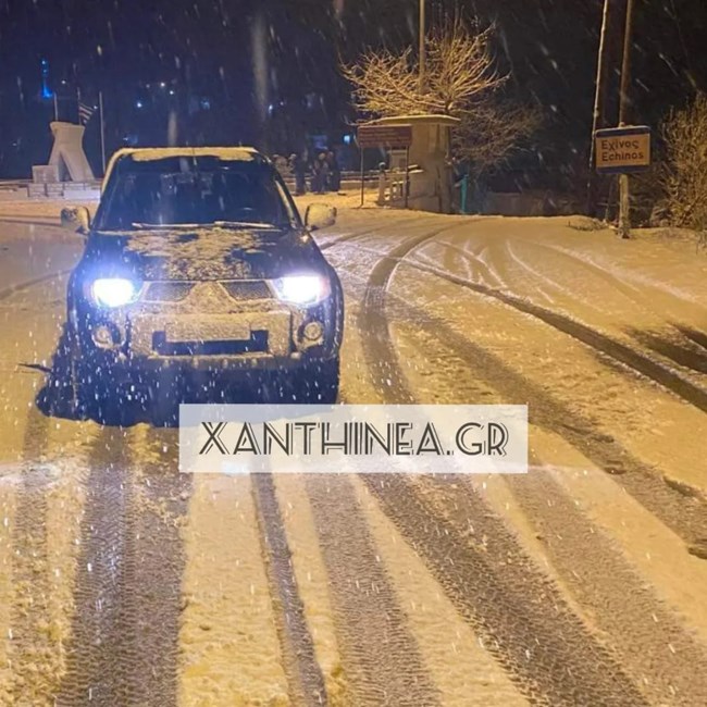 Κακοκαιρία ''Ελπίς'': Σκέπασε τα πάντα το χιόνι στην Ξάνθη - Στα λευκά η πόλη [εικόνες - βίντεο]
